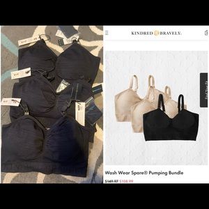 NWT Kindred Bravely nursing + pumping bras.